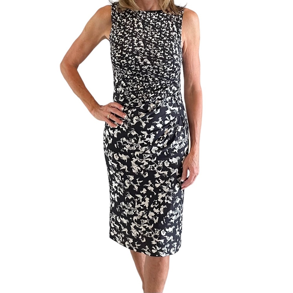 MaxMara Abstract Print Sleeveless Dress